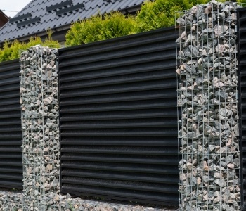 gabion kerítés